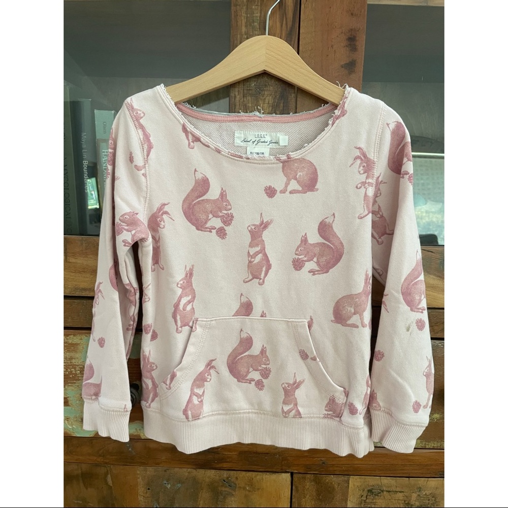 Pink Forest Animals Sweatshirt